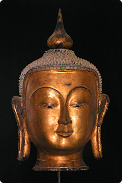 Boeddha hoofd uit Mandalay