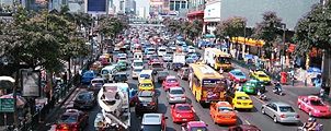 Komende verkeerschaos in Bangkok