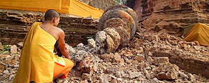 Aardbeving Myanmar voelbaar in Thailand