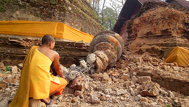 Aardbeving Myanmar voelbaar in Thailand