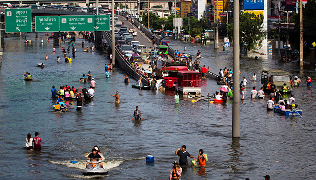 Reizen naar binnenstad Bangkok afgeraden