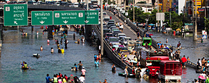 Reizen naar binnenstad Bangkok afgeraden