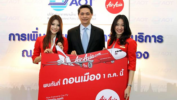 AirAsia per 1 oktober naar Don Mueang