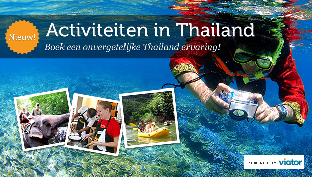 Nieuw! Boek je activiteiten in Thailand