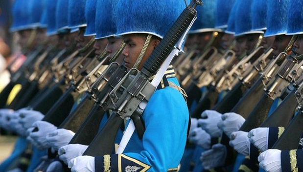 Trooping of the Colours in Bangkok