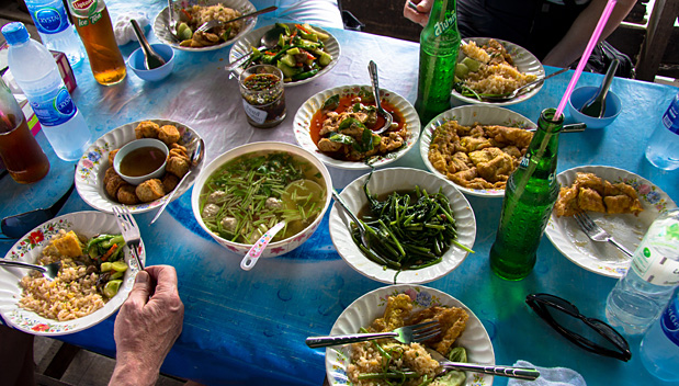 Een heerlijke Thaise lunch!