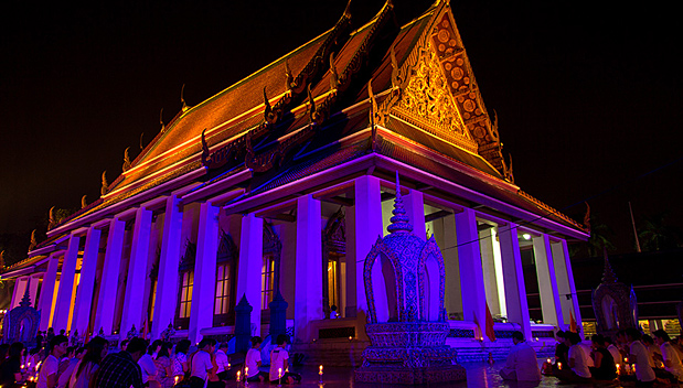 Makha Bucha op Valentijnsdag