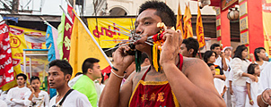 Vegetarisch festival in Thailand