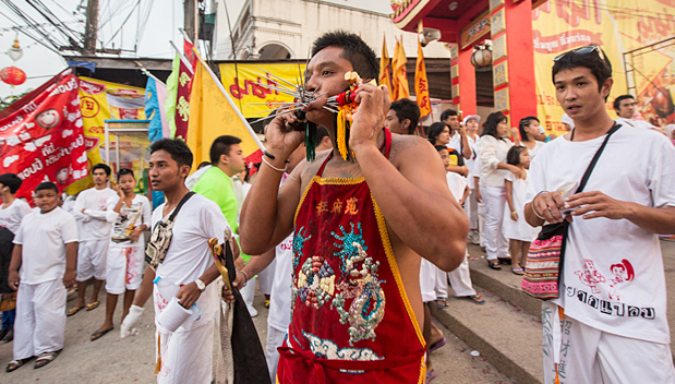 Vegetarisch festival in Thailand