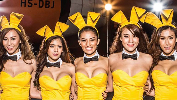 Playboy Bunnies op de Nok Air 2014 Kalender