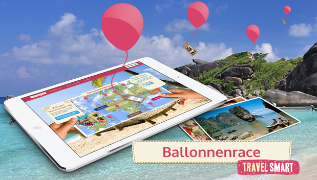 Win een verre reis met de ballonnenrace van Travel Smart