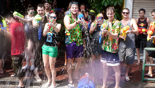 Waar Songkran vieren in Bangkok