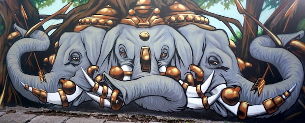 Street art in Chiang Mai