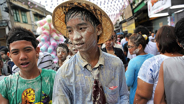 Songkran vieren