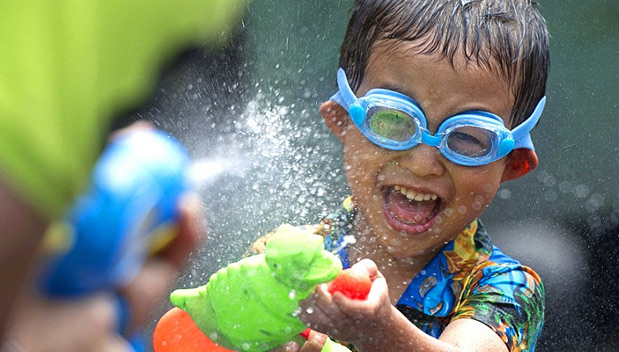 Songkran vieren